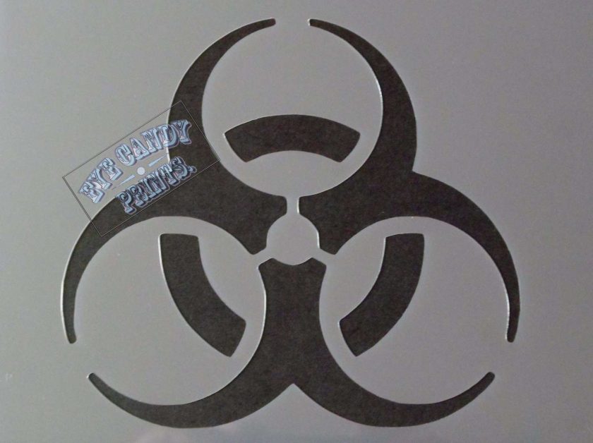 Biohazard Stencil - MadeMe