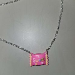 Capricious Things Coquette Jewellery Pink Candy Pack Sweetie Necklace Pendant Free Shipping