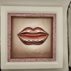 Capricious Things Kitsch Pop Art 3D Pink Large Lips Framed Picture 3 Capricious Things Kitsch Pop Art 3D Pink Large Lips Framed Picture 3
