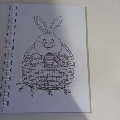 Handmade A5 ring bound Easter colouring book 4 Handmade A5 ring bound Easter colouring book 14