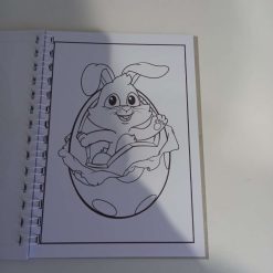 Handmade A5 ring bound Easter colouring book 5 Handmade A5 ring bound Easter colouring book 15