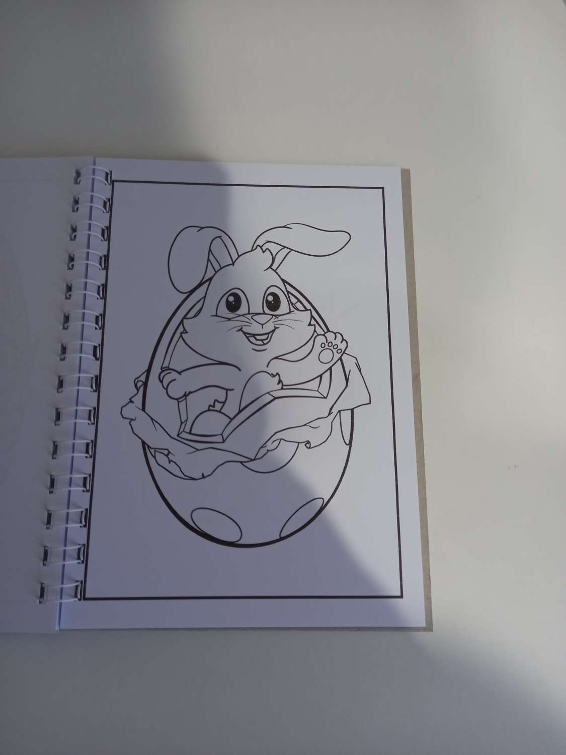 20240212_164757 Handmade A5 ring bound Easter colouring book 6