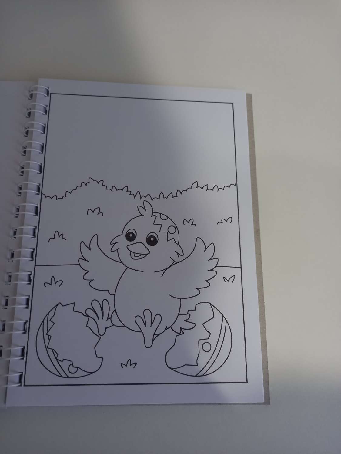 20240212_164830 Handmade A5 ring bound Easter colouring book 8