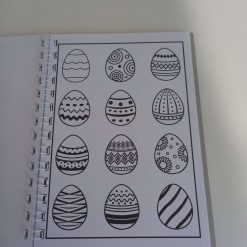 Handmade A5 ring bound Easter colouring book 1 Handmade A5 ring bound Easter colouring book 11