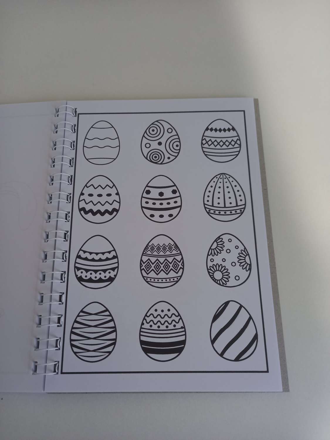 20240212_164908 Handmade A5 ring bound Easter colouring book 2