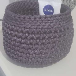 Crocheted basket