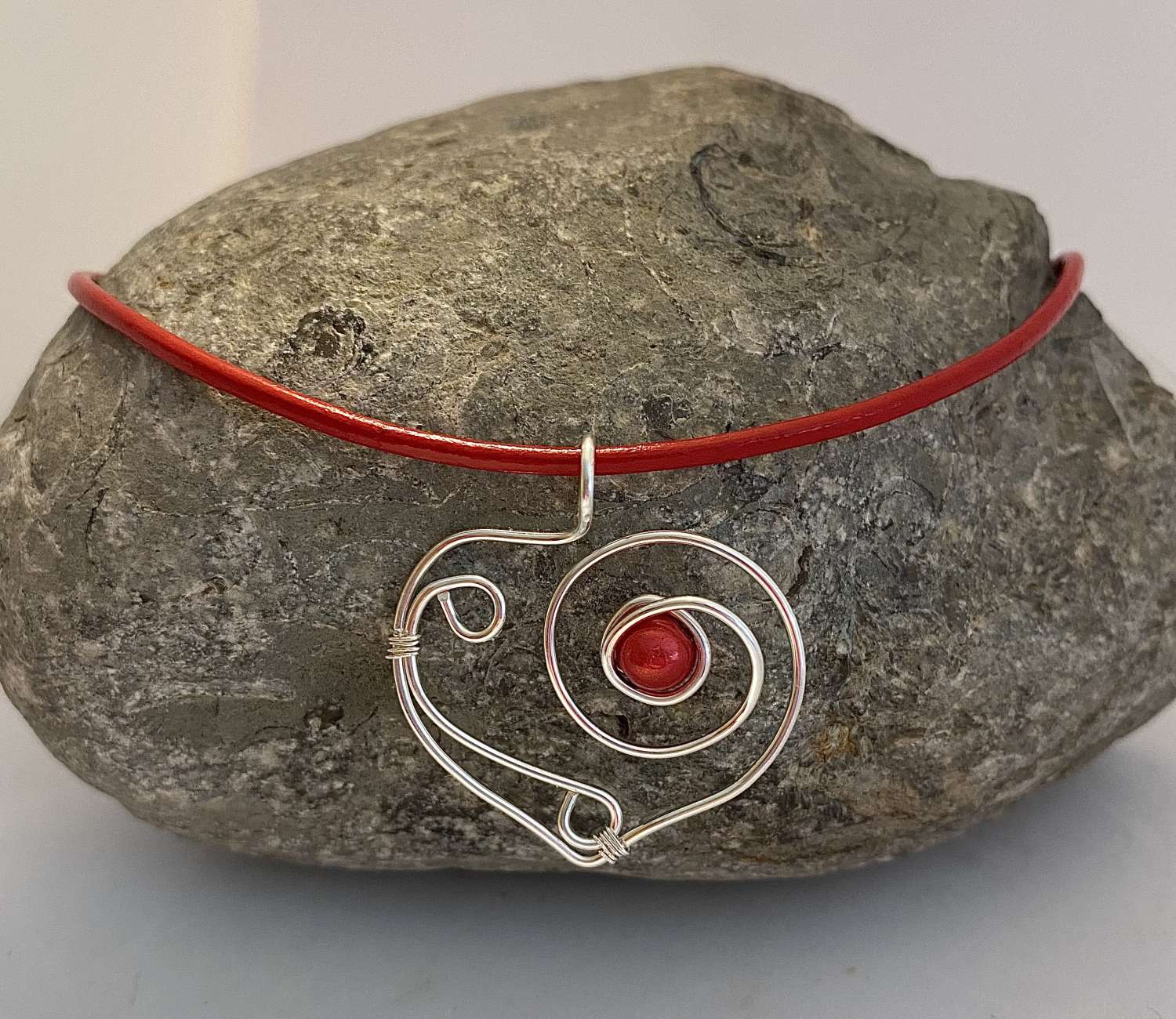 Red Heart Necklace Red Heart Necklace