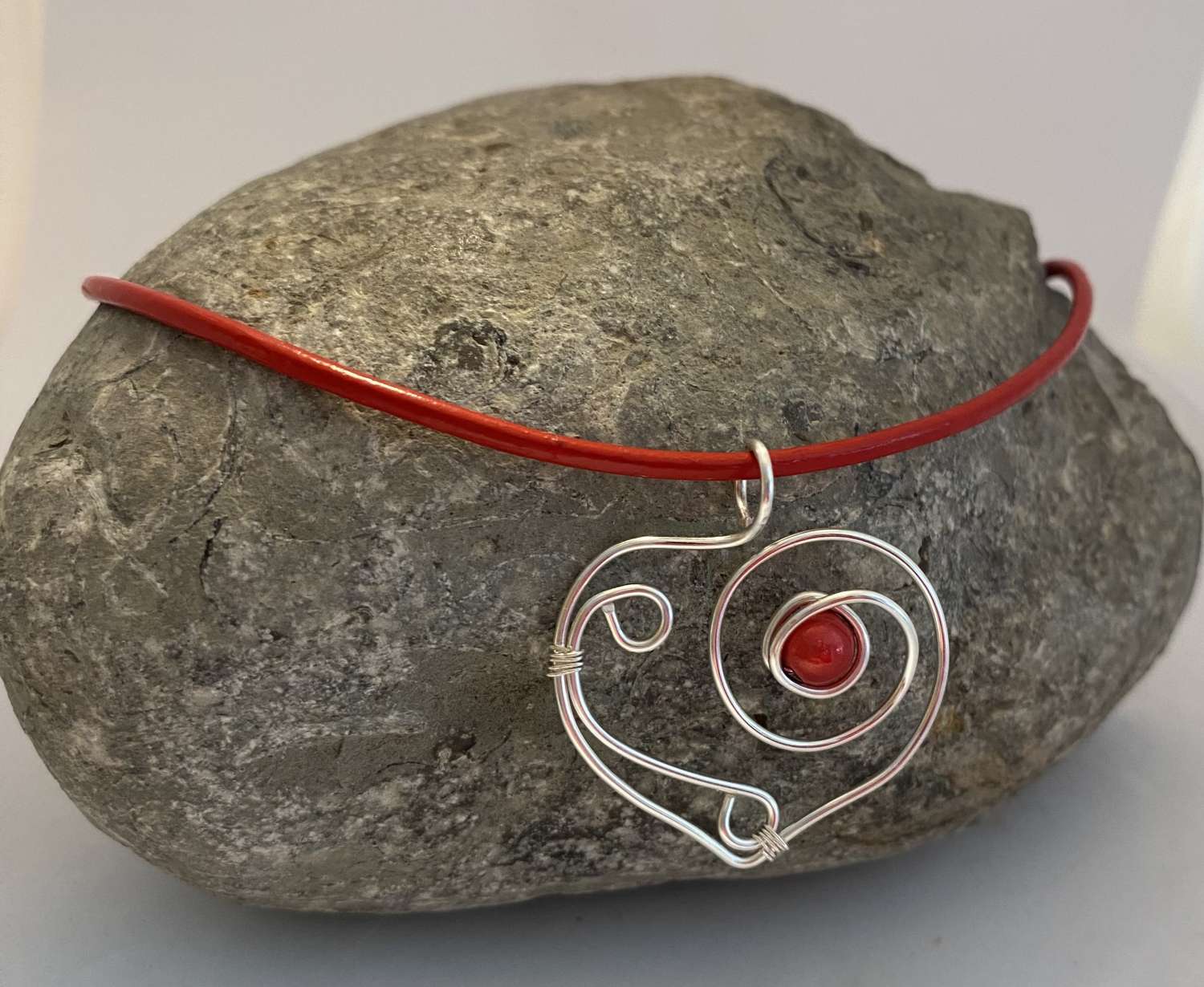 Red Heart Necklace Red Heart Necklace