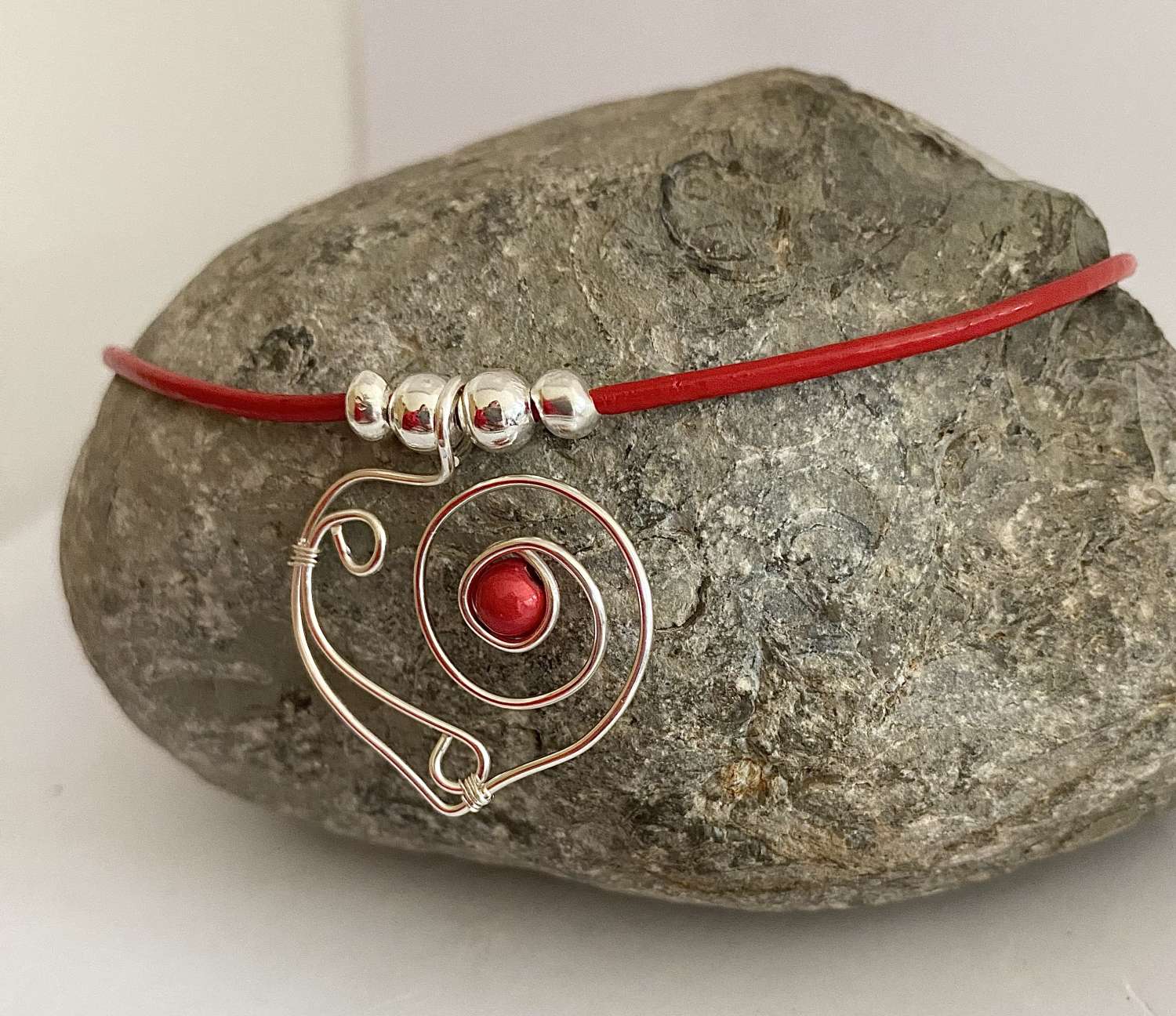 Red Heart Necklace Red Heart Necklace