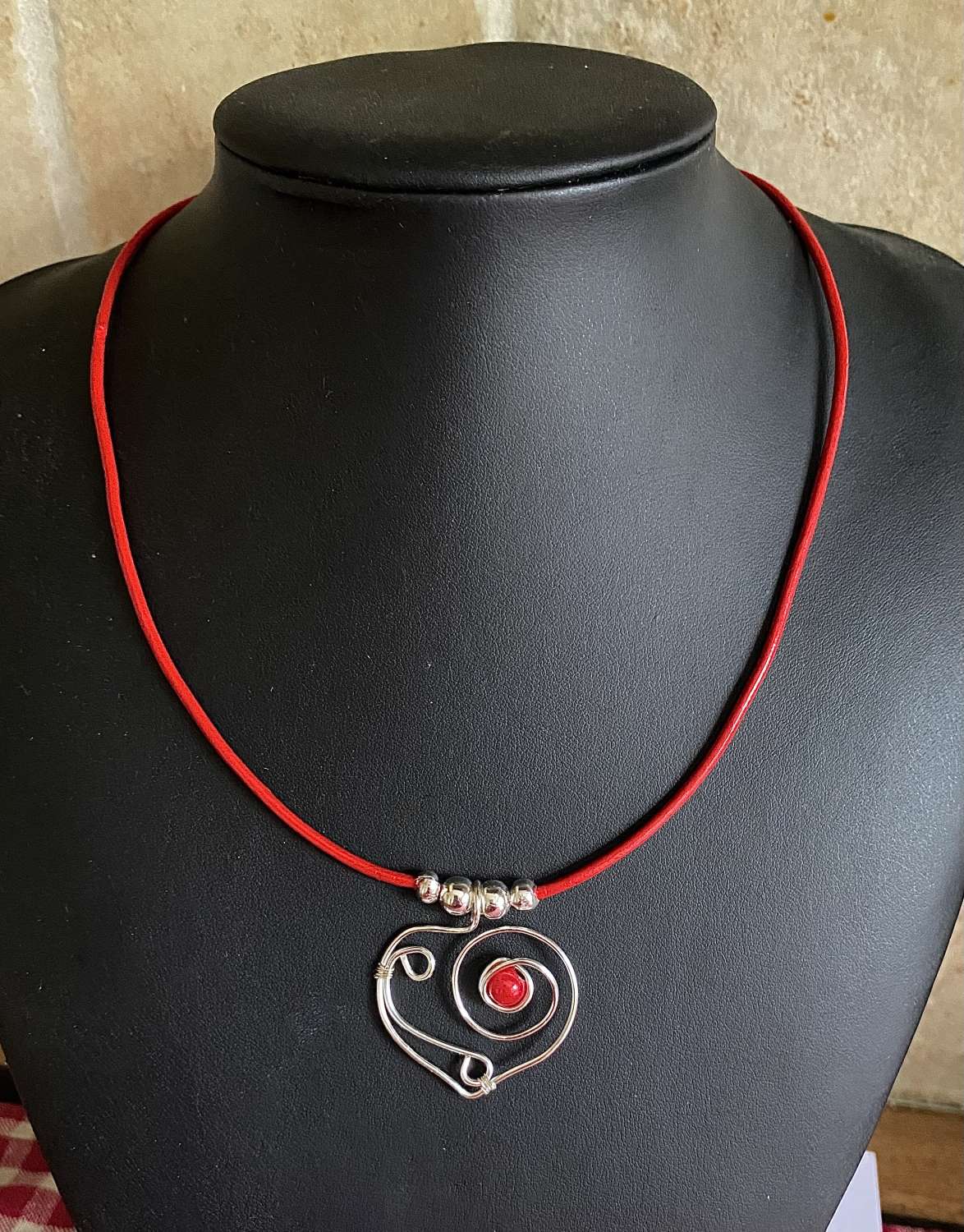 Red Heart Necklace Red Heart Necklace