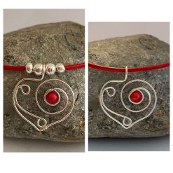 Red Heart Necklace