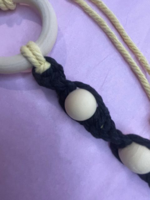 Wooden Ring & Macrame Car Freshener (Large) Wooden Ring & Macrame Car Freshener (Large)