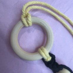Wooden Ring & Macrame Car Freshener (Large) 4 Wooden Ring & Macrame Car Freshener (Large) 6