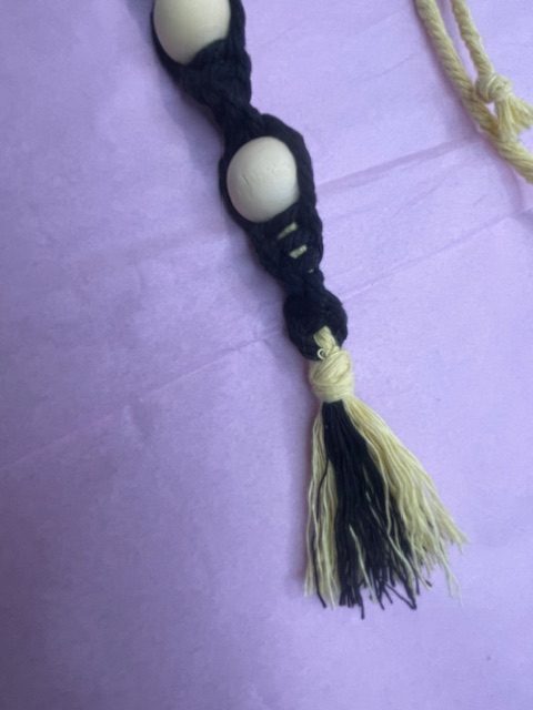 Wooden Ring & Macrame Car Freshener (Large) Wooden Ring & Macrame Car Freshener (Large)
