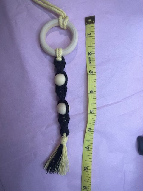Wooden Ring & Macrame Car Freshener (Large) Wooden Ring & Macrame Car Freshener (Large)