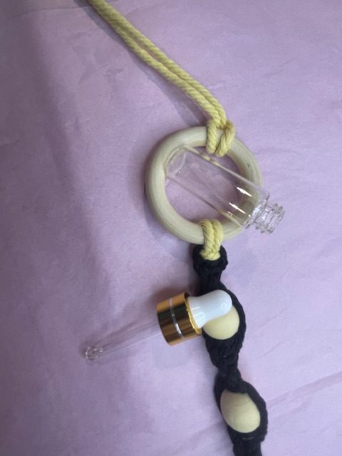 Wooden Ring & Macrame Car Freshener (Large) Wooden Ring & Macrame Car Freshener (Large)