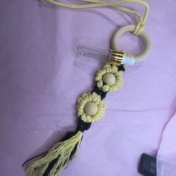 Wooden Ring & Macrame Car Freshener (Large) 9 Wooden Ring & Macrame Car Freshener (Large) 11
