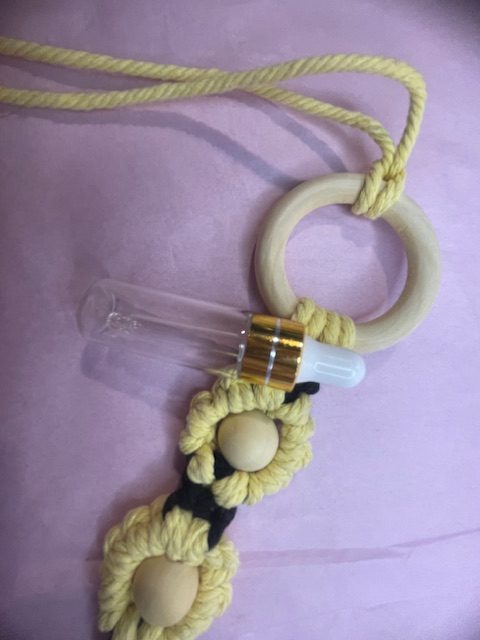 Wooden Ring & Macrame Car Freshener (Large) Wooden Ring & Macrame Car Freshener (Large)