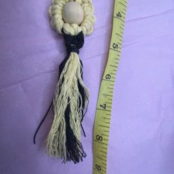Wooden Ring & Macrame Car Freshener (Large) 14 Wooden Ring & Macrame Car Freshener (Large) 16