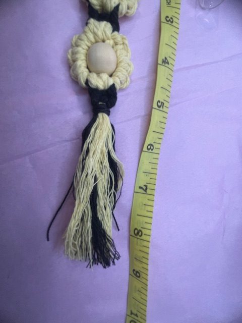 Wooden Ring & Macrame Car Freshener (Large) Wooden Ring & Macrame Car Freshener (Large)