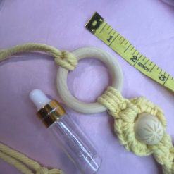 Wooden Ring & Macrame Car Freshener (Large) 19 Wooden Ring & Macrame Car Freshener (Large) 21
