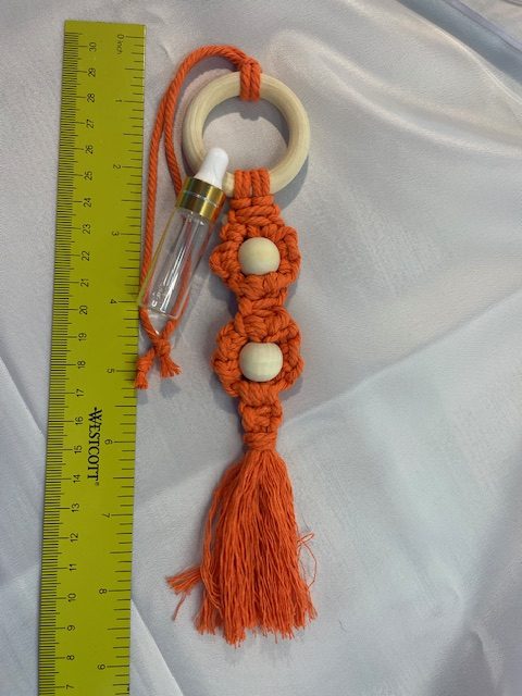 Wooden Ring & Macrame Car Freshener (Large) Wooden Ring & Macrame Car Freshener (Large)