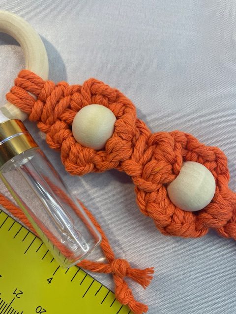 Wooden Ring & Macrame Car Freshener (Large) Wooden Ring & Macrame Car Freshener (Large)