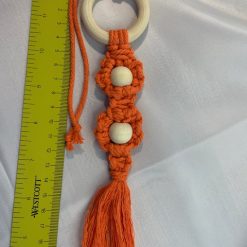 Wooden Ring & Macrame Car Freshener (Large) 22 Wooden Ring & Macrame Car Freshener (Large) 24