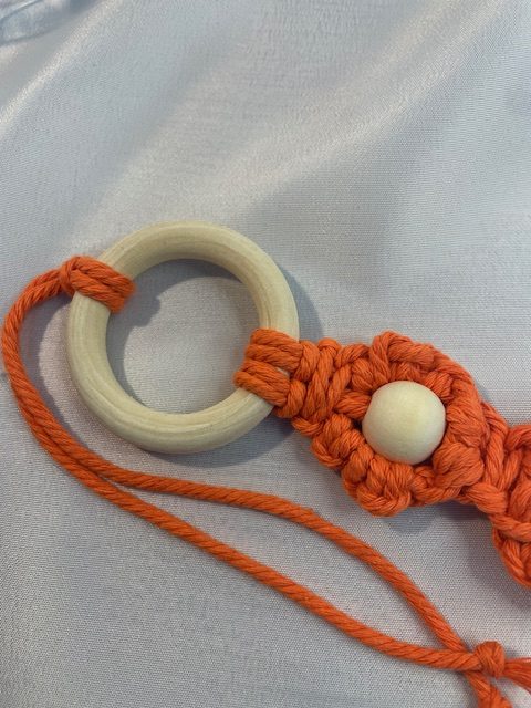 Wooden Ring & Macrame Car Freshener (Large) Wooden Ring & Macrame Car Freshener (Large)
