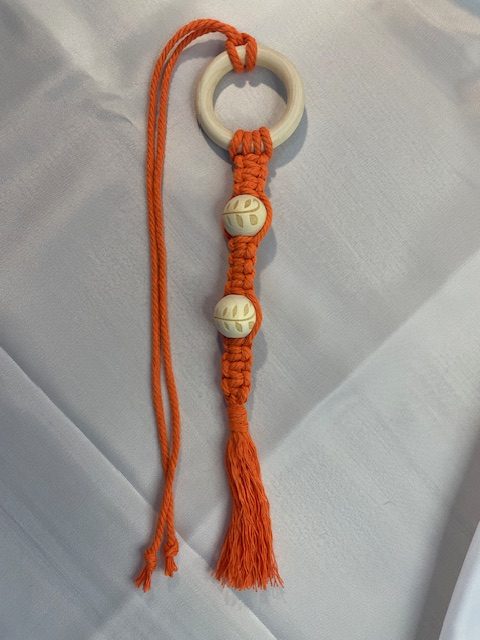 Wooden Ring & Macrame Car Freshener (Large) Wooden Ring & Macrame Car Freshener (Large)