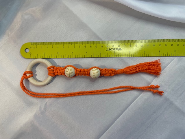 Wooden Ring & Macrame Car Freshener (Large) Wooden Ring & Macrame Car Freshener (Large)