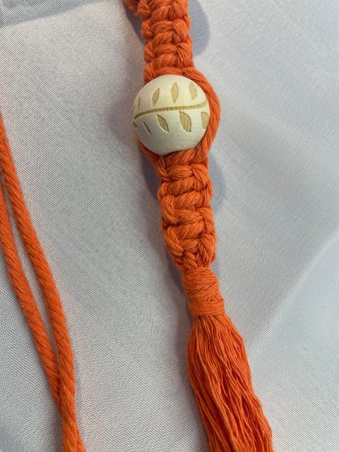 Wooden Ring & Macrame Car Freshener (Large) Wooden Ring & Macrame Car Freshener (Large)