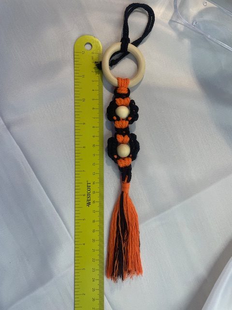 Wooden Ring & Macrame Car Freshener (Large) Wooden Ring & Macrame Car Freshener (Large)