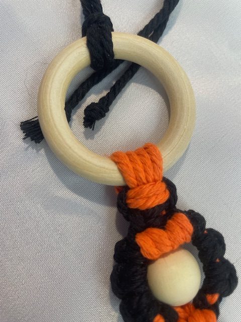 Wooden Ring & Macrame Car Freshener (Large) Wooden Ring & Macrame Car Freshener (Large)