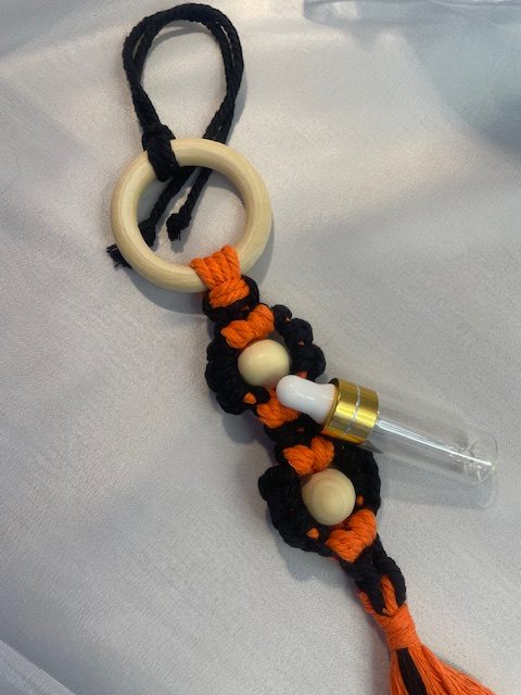 Wooden Ring & Macrame Car Freshener (Large) Wooden Ring & Macrame Car Freshener (Large)