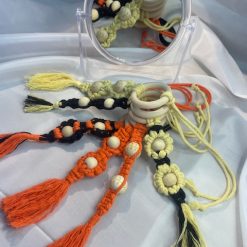 Wooden Ring & Macrame Car Freshener (Large) 31 Wooden Ring & Macrame Car Freshener (Large) 33