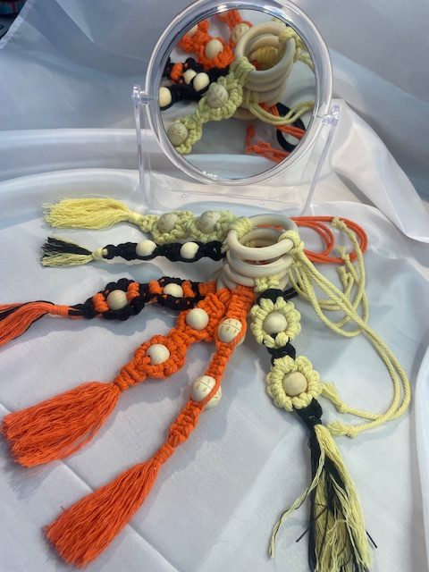 Wooden Ring & Macrame Car Freshener (Large) Wooden Ring & Macrame Car Freshener (Large)