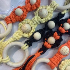 Wooden Ring & Macrame Car Freshener (Large) 33 Wooden Ring & Macrame Car Freshener (Large) 35