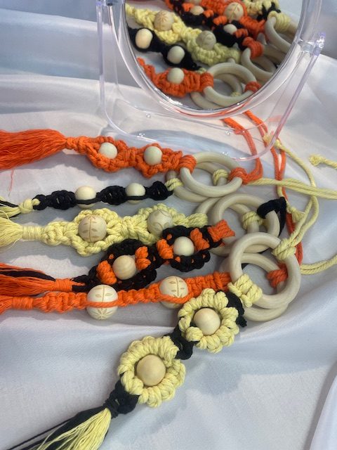 Wooden Ring & Macrame Car Freshener (Large) Wooden Ring & Macrame Car Freshener (Large)