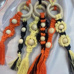 Wooden Ring & Macrame Car Freshener (Large) 35 Wooden Ring & Macrame Car Freshener (Large) 37