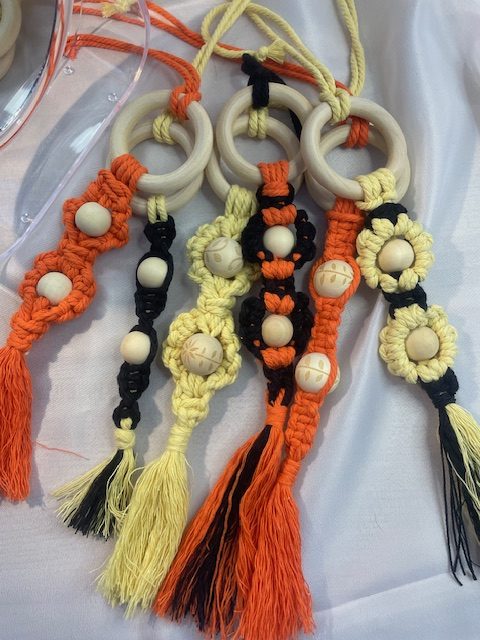 Wooden Ring & Macrame Car Freshener (Large) Wooden Ring & Macrame Car Freshener (Large)
