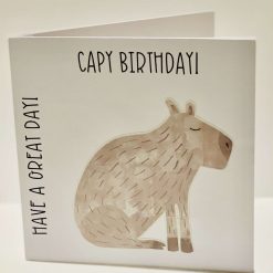 Capybara  Birthday card