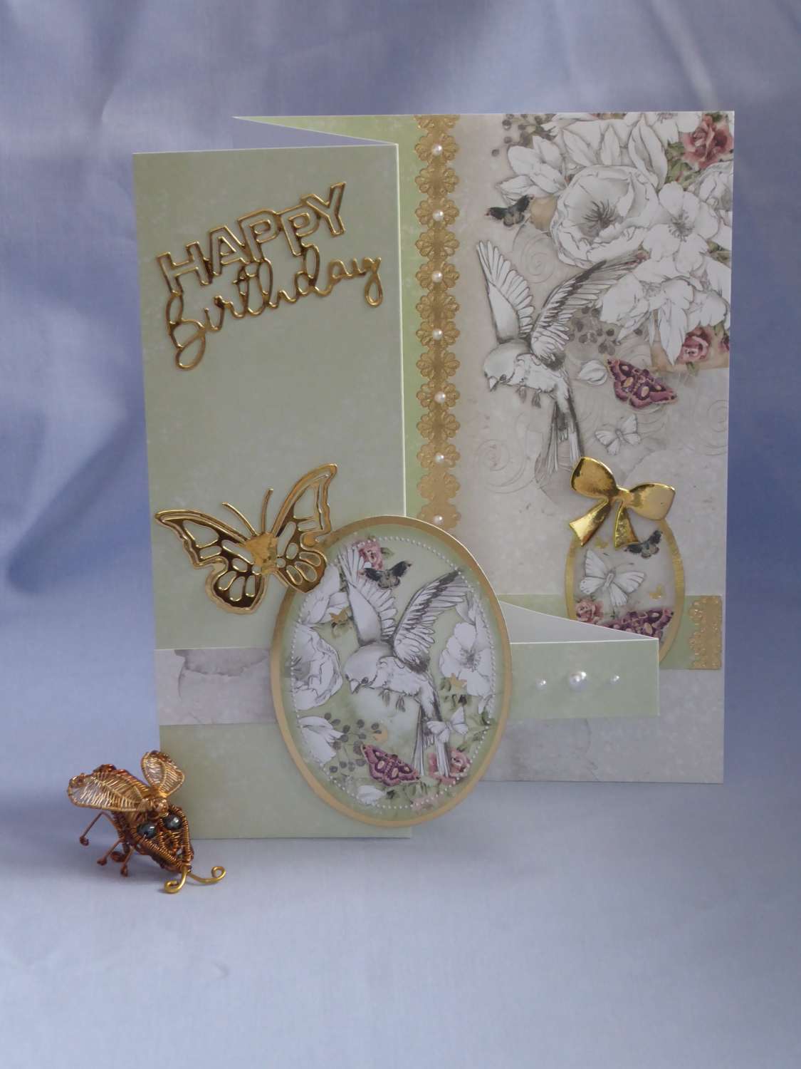 Birds & Butterflies Birthday Card Birds & Butterflies Birthday Card