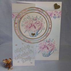 Mothers Day Flowers in a Cup Card