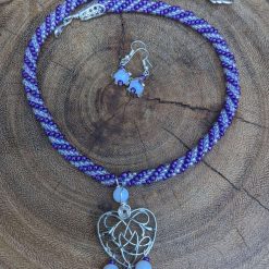 Kumihimo set - knotwork heart