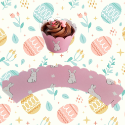 Transform your cupcakes into miniature works of art with these exquisite handmade cupcake wrappers."