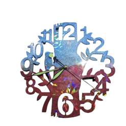 Resin clock