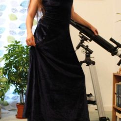 Lisa velvet evening dress