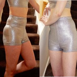 Metallic Silver or Gold shorts