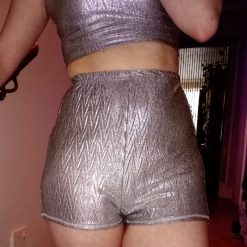 Metallic Silver or Gold shorts 3 Metallic Silver or Gold shorts 3